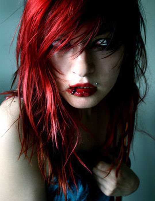 Filed under emo girl hairstyles · Tagged with girl punk hairstyle pictures