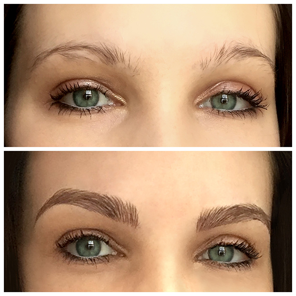 Microblading eyebrows