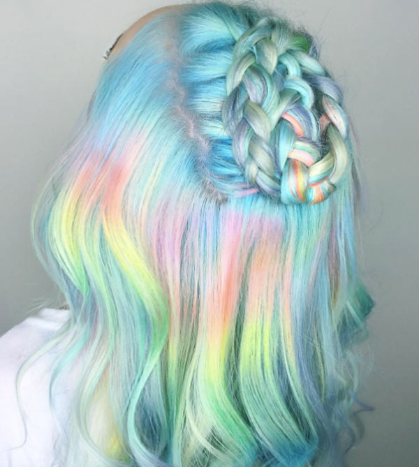 Pastel hair looks