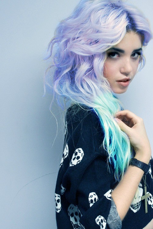 Pastel hair looks