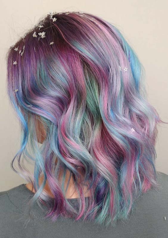 Pastel hair looks