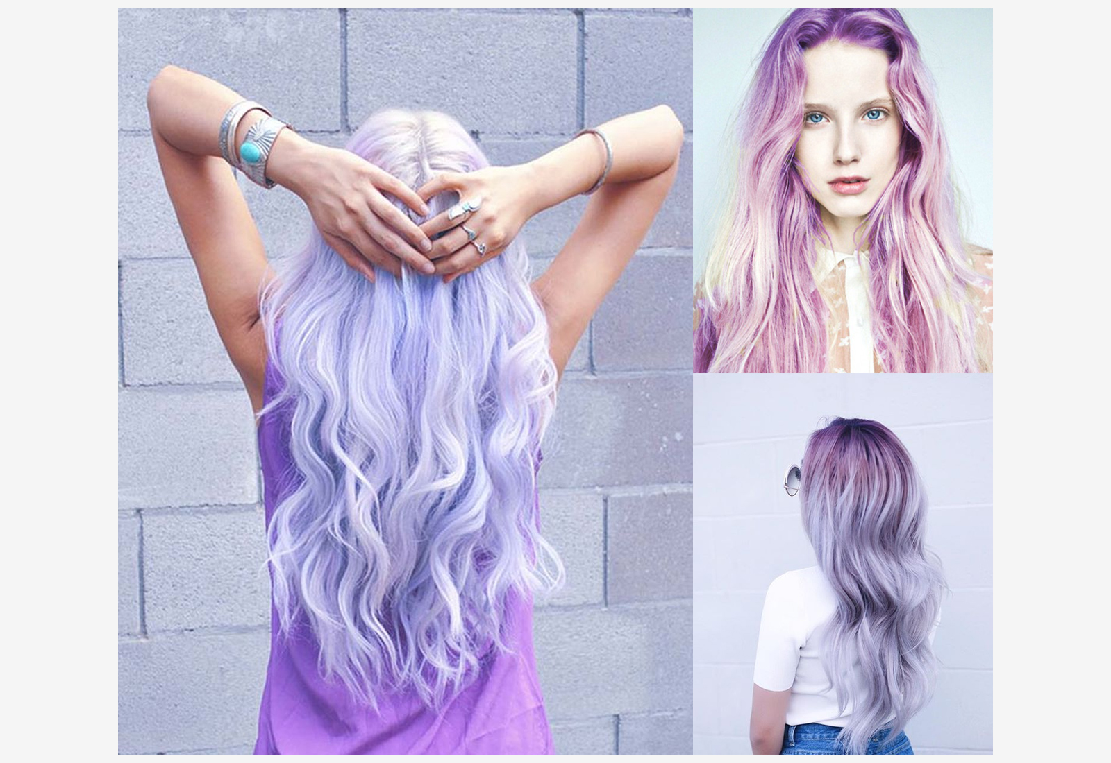 Pastel hair looks