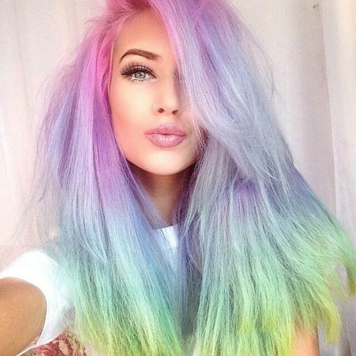 Pastel hair looks