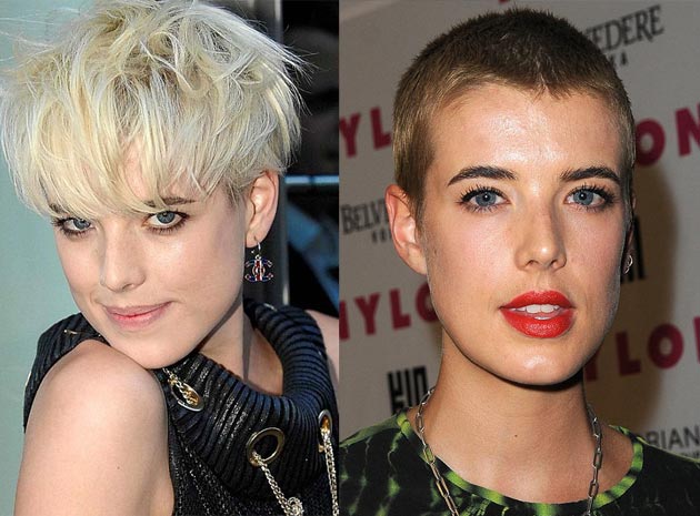 Women Celebrities With Shaved Heads 