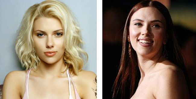 Celebrity Blonde to Brunette Makeovers