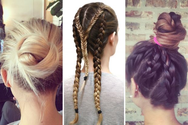 hairstyles for intense workout