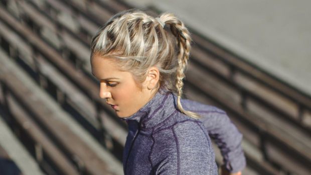 hairstyles for intense workout