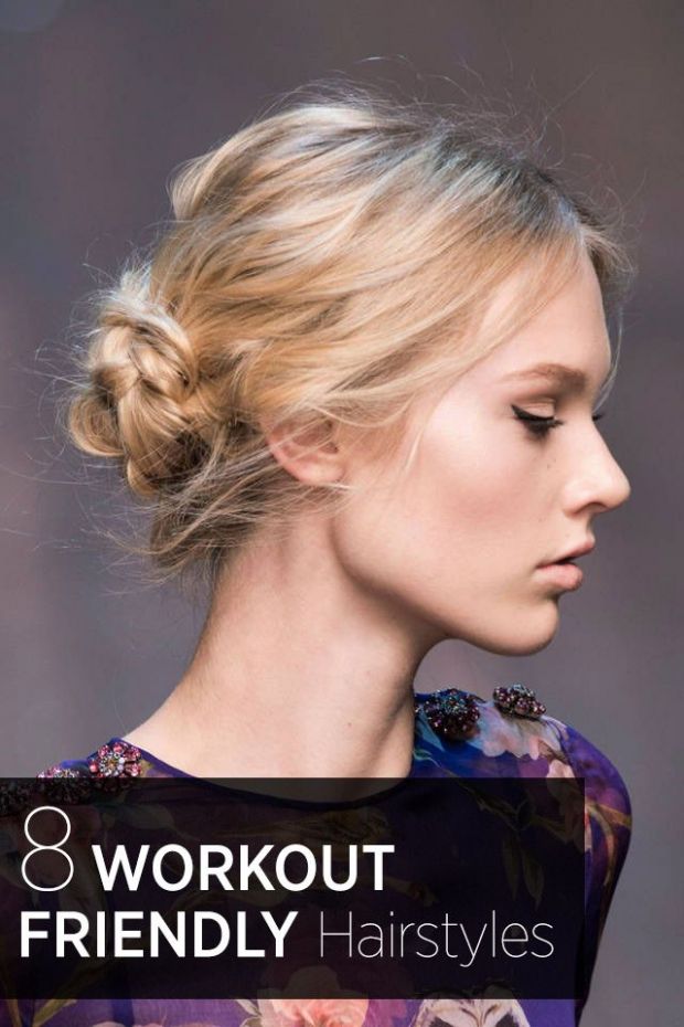 hairstyles for intense workout